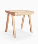 Minimalist Solid Wood Side Table, Nordic Bedside Nightstand