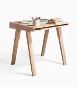 Minimalist Solid Wood Side Table, Nordic Bedside Nightstand - Image 3